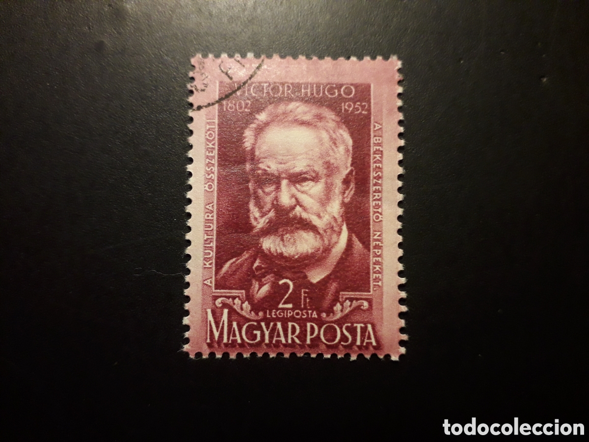 Sellos: HUNGR&Iacute;A YVERT A 133 SERIE COMPLETA USADA 1952 V&Iacute;CTOR HUGO, LITERATURA PEDIDO M&Iacute;NIMO 3&euro;