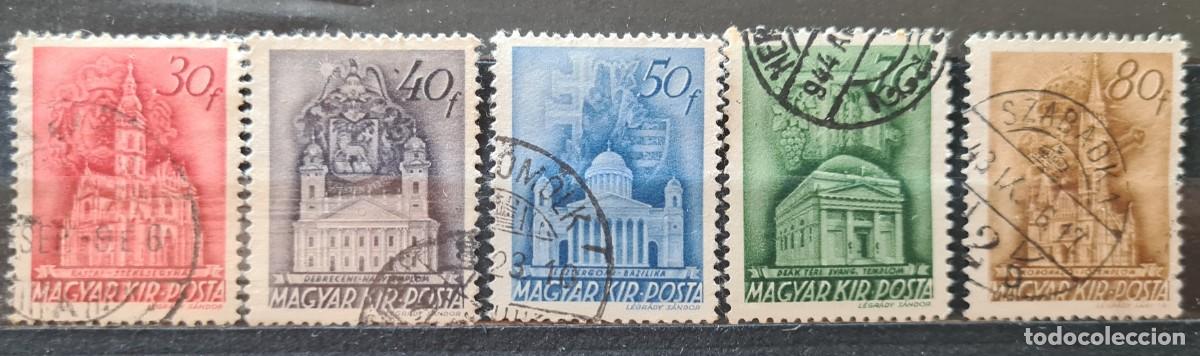 Briefmarken: Serie completa de sellos de Hungr&iacute;a 1943: tipos del 1939