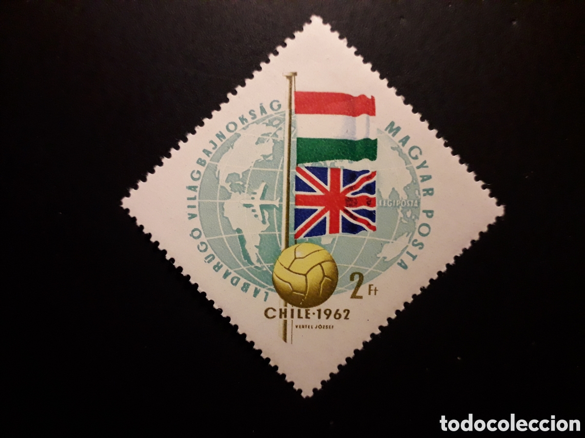 Sellos: HUNGR&Iacute;A YV A 231 SERIE CTA NUEVA CON CHARNELA 1962 MUNDIAL F&Uacute;TBOL CHILE, BANDERAS PEDIDO M&Iacute;NIMO 3&euro;