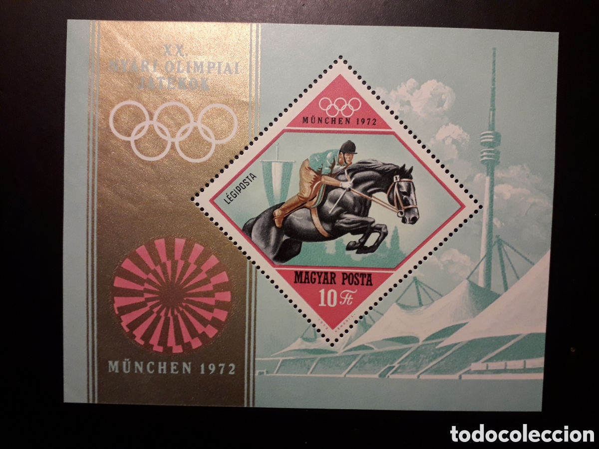 Sellos: HUNGR&Iacute;A YVERT HB-97 SERIE COMPLETA NUEVA CON CHARNELA, GOMA ALTERADA 1972 H&Iacute;PICA PEDIDO M&Iacute;NIMO 3&euro;