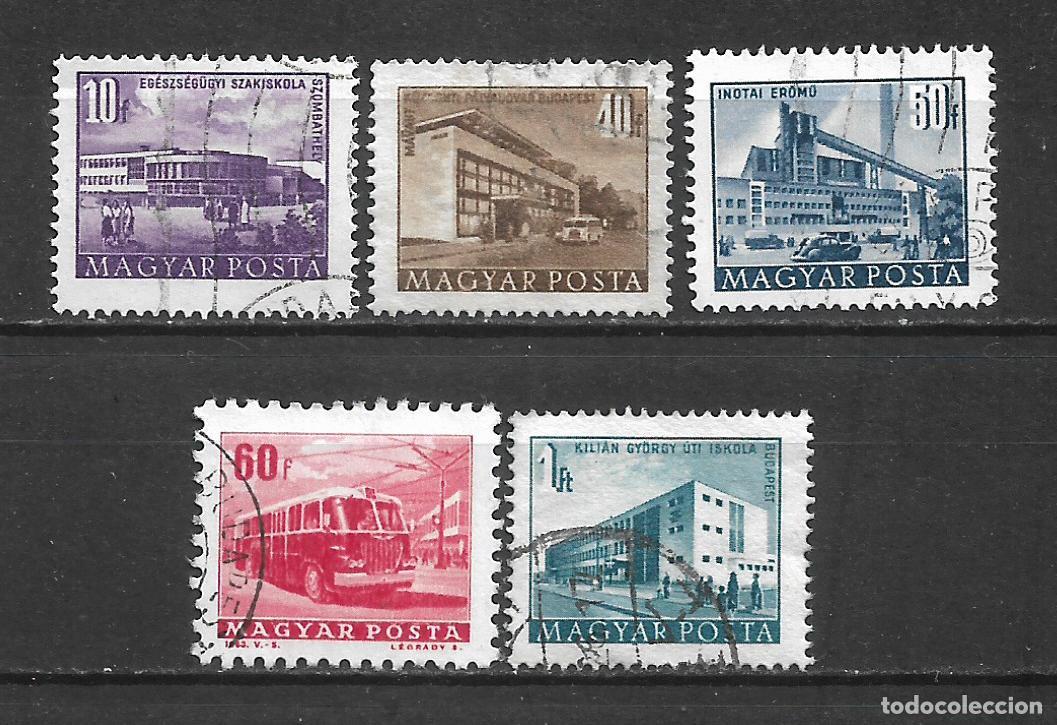 Briefmarken: hungria lote 5 sello usado - 6/12