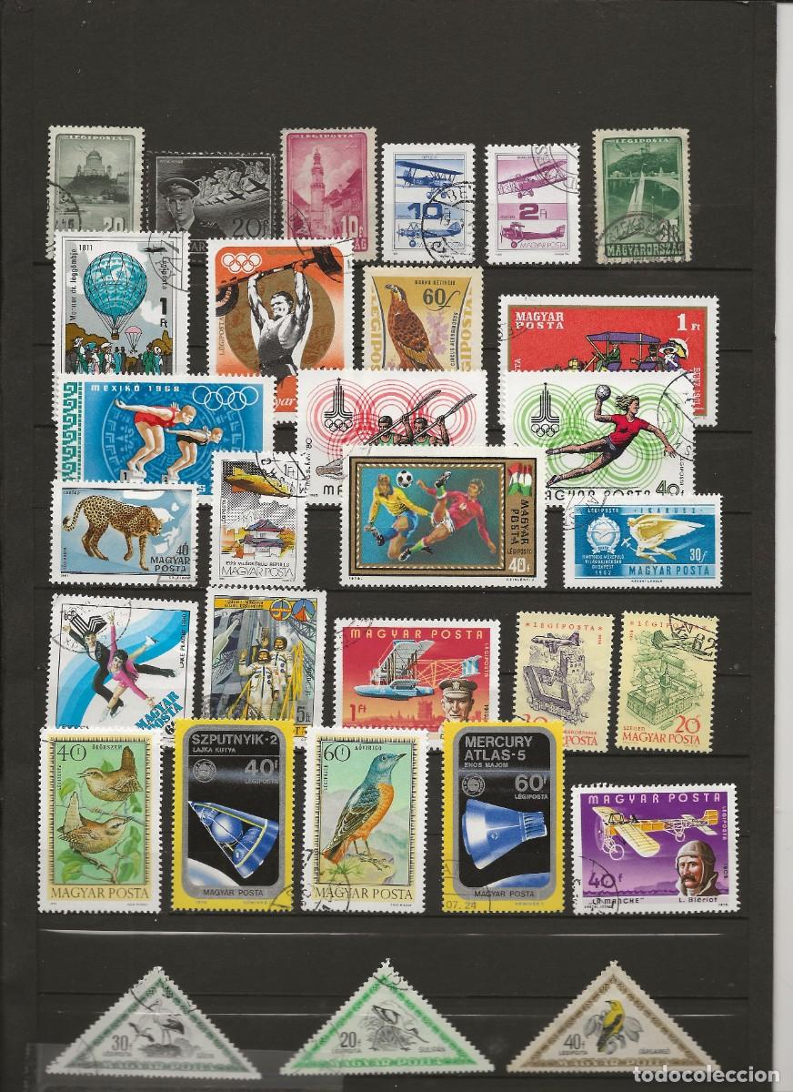 Sellos: HONGRIE - TIMBRES DE LA POSTE AERIENNE -TOUS DIFFERENTS
