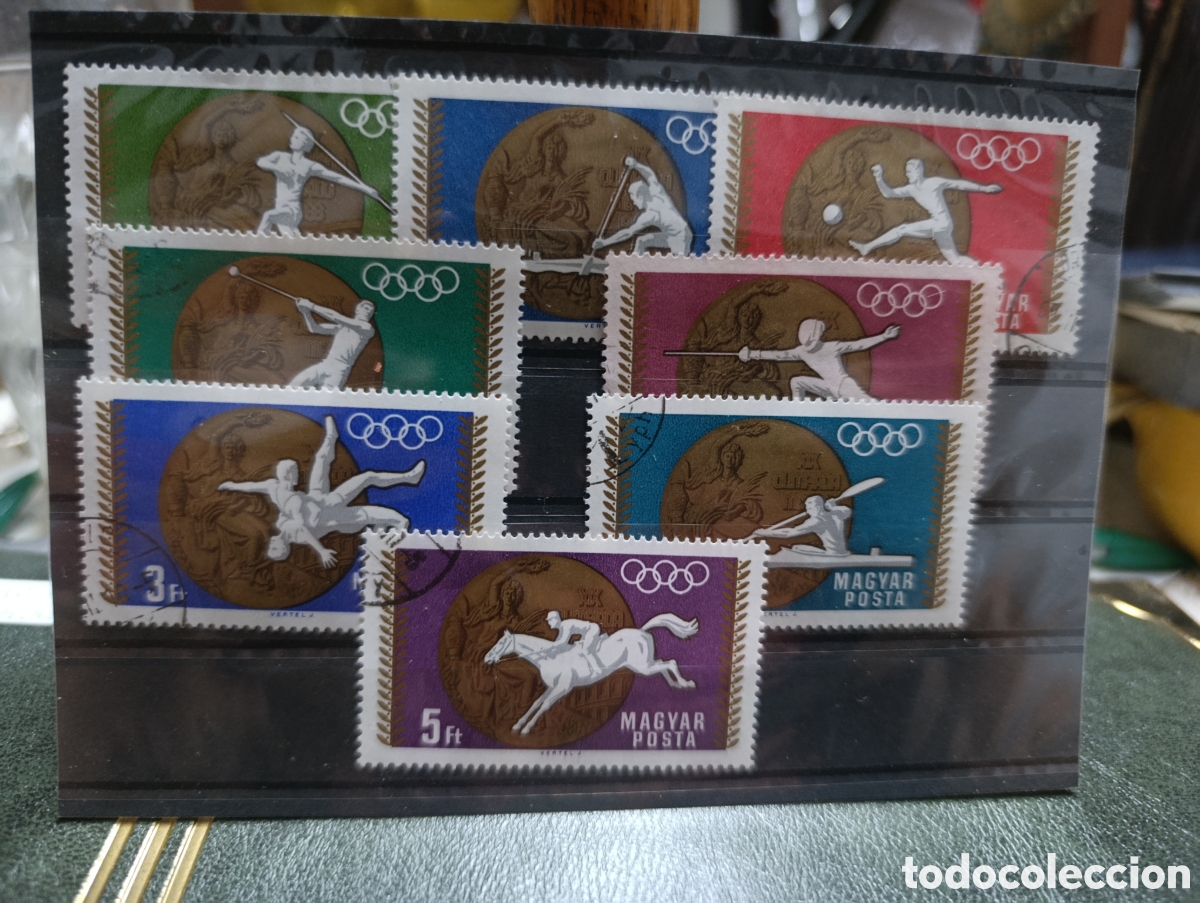 Sellos: Serie juegos olimpicos Hungr&iacute;a.