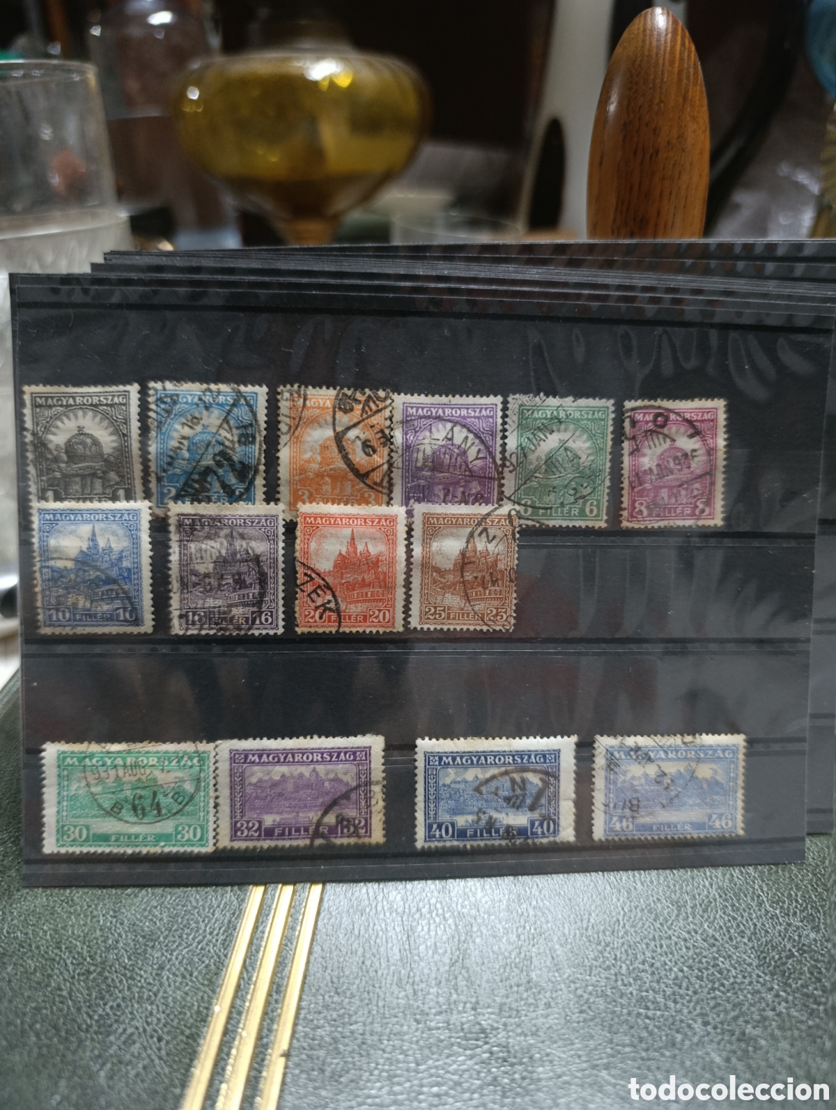 Sellos: Lote de 3 series de sellos hungria 1926-27