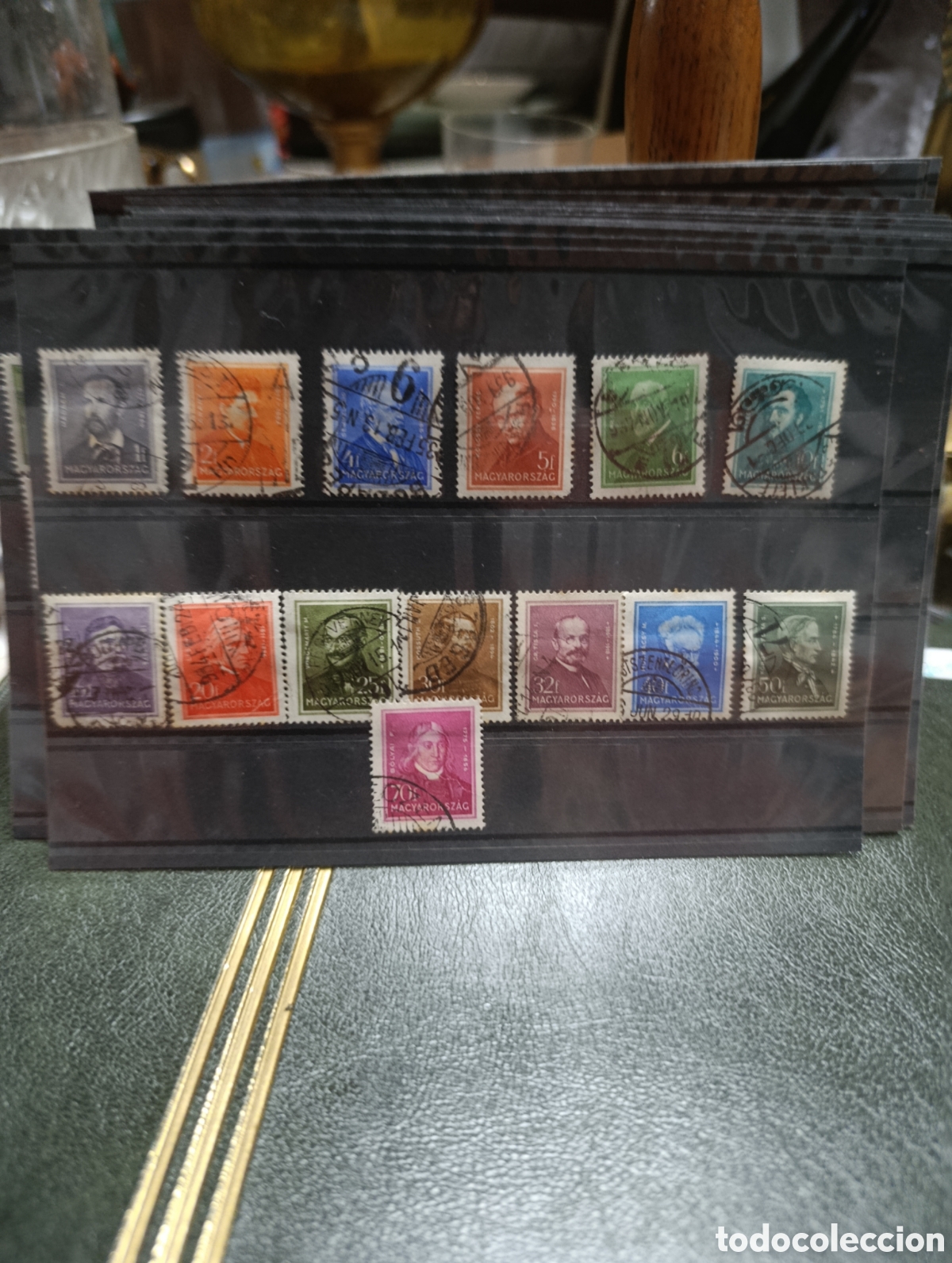 Sellos: Serie sellos hungria efigies 1932-37