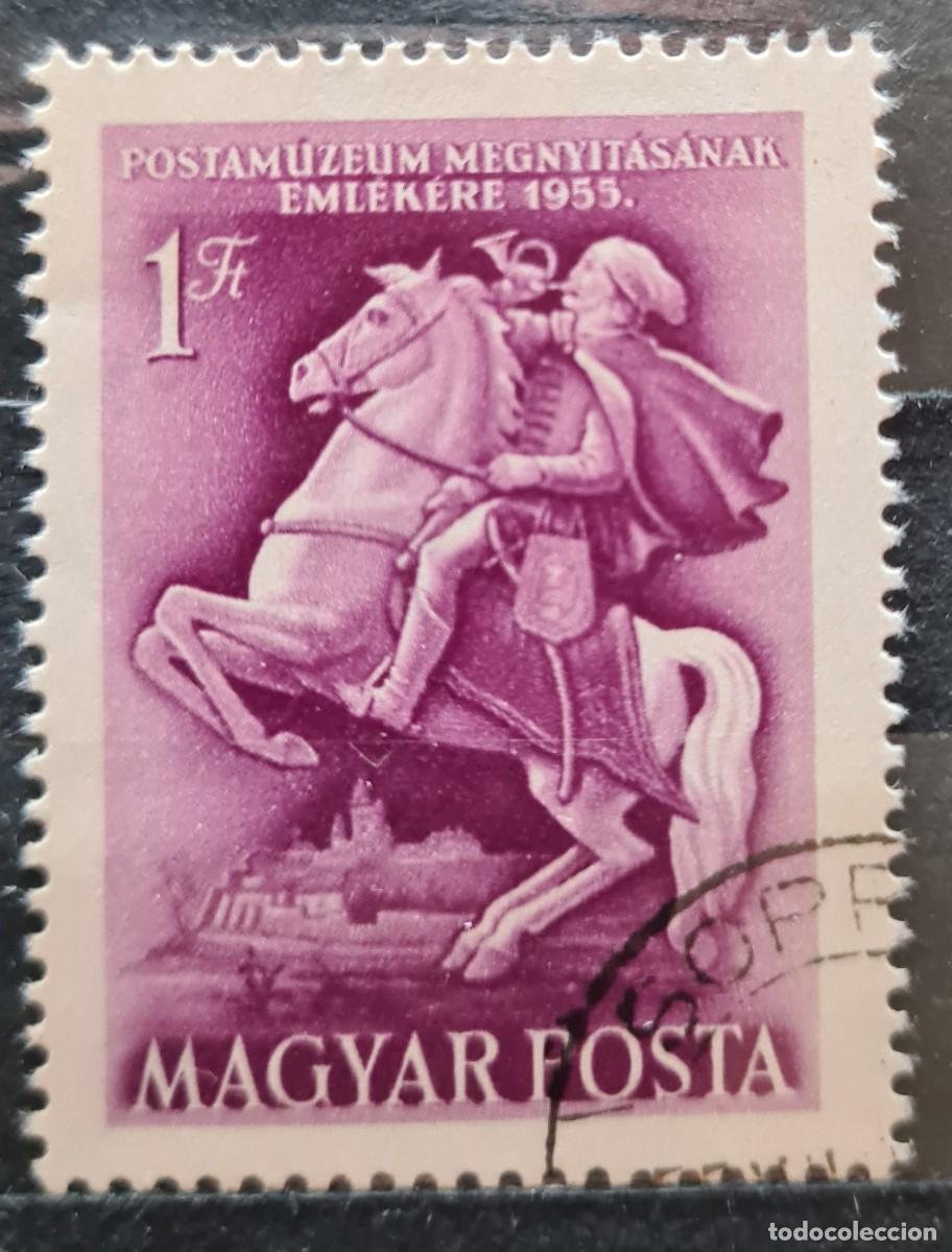 Sellos: Sello usado de Hungr&iacute;a 1955: XXV aniversario de la inauguraci&oacute;n del Museo Postal