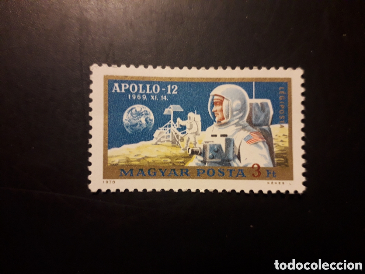 Sellos: HUNGR&Iacute;A YVERT A 325 SERIE COMPLETA NUEVA *** 1970 ESPACIO APOLO 12, LUNA PEDIDO M&Iacute;NIMO 3&euro;