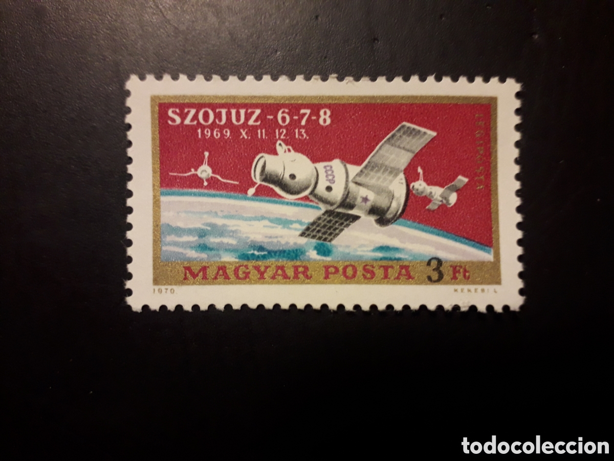 Sellos: HUNGR&Iacute;A YVERT A 326 SERIE COMPLETA NUEVA *** 1970 ESPACIO SOYUZ PEDIDO M&Iacute;NIMO 3&euro;