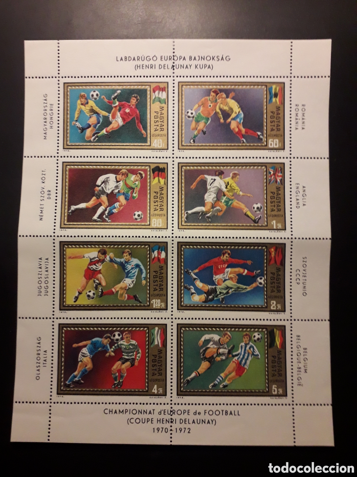 Sellos: HUNGR&Iacute;A YV A 345/52 SERIE CTA NUEVA *** 1972 MUNDIAL F&Uacute;TBOL 72 DEPORTES LEER DESCRIPCI&Oacute;N