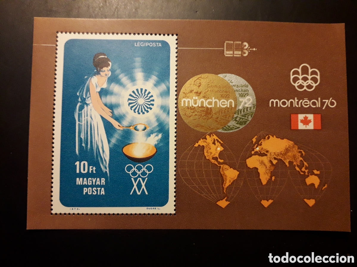 Sellos: HUNGR&Iacute;A YVERT HB 102 SERIE COMPLETA NUEVA *** 1973 OLIMPIADA MUNICH 72, DEPORTES PEDIDO M&Iacute;NIMO 3&euro;