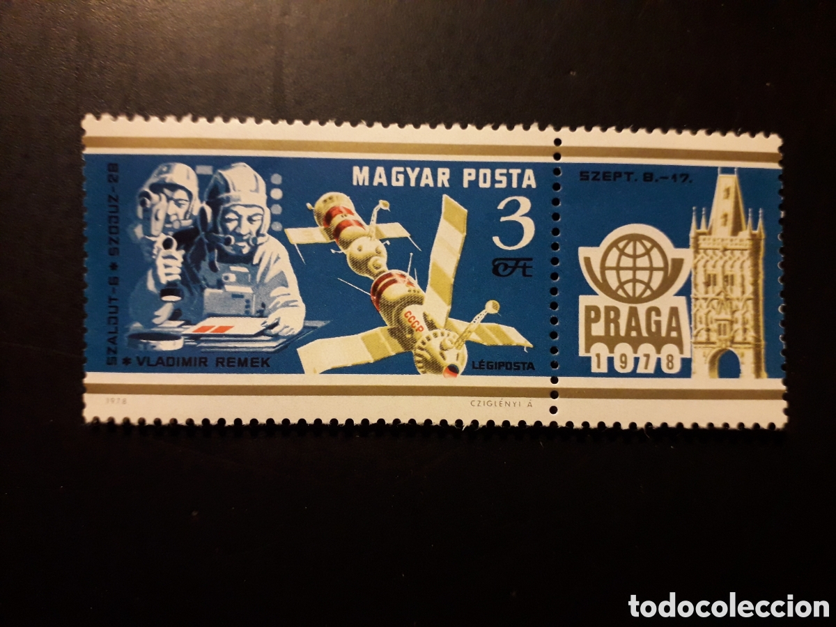 Sellos: HUNGR&Iacute;A YVERT 421 SERIE COMPLETA NUEVA *** 1978 ESPACIO PEDIDO M&Iacute;NIMO 3&euro;