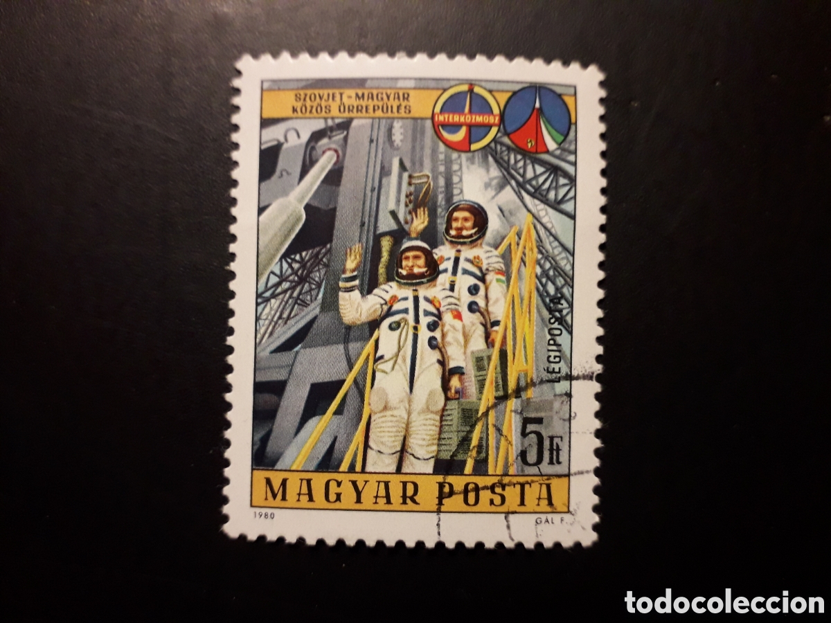 Sellos: HUNGR&Iacute;A YVERT A 428 SERIE COMPLETA USADA 1980 INTERCOSMOS, ASTRONAUTAS PEDIDO M&Iacute;NIMO 3&euro;