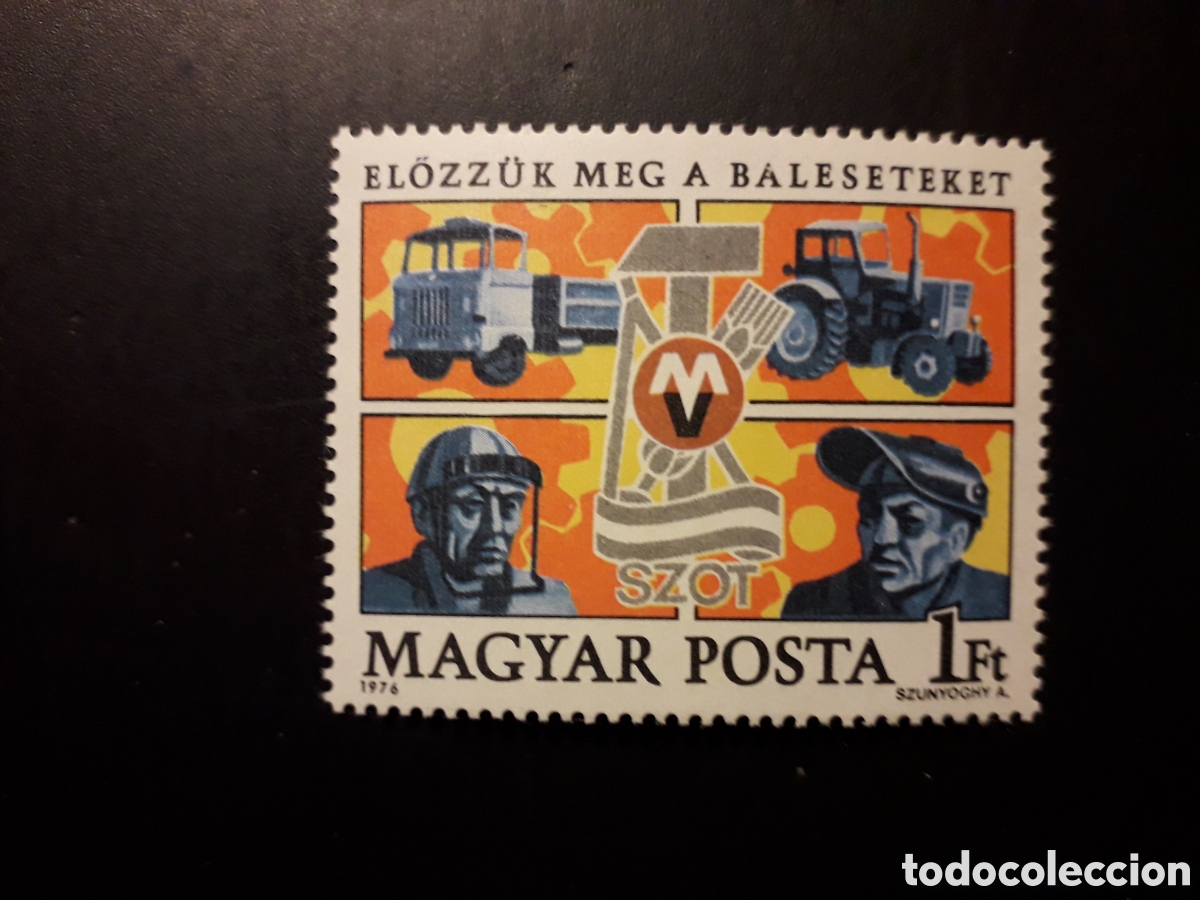 Sellos: HUNGR&Iacute;A YVERT 2500 SERIE COMPLETA NUEVA *** 1976 PROTECCI&Oacute;N DEL TRABAJO PEDIDO M&Iacute;NIMO 3&euro;