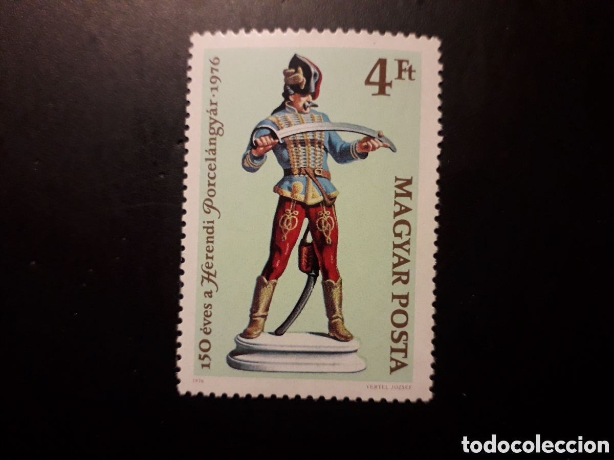 Sellos: HUNGR&Iacute;A YVERT 2514 SERIE COMPLETA NUEVA *** 1976 PORCELANA, UNIFORME, HUSAR PEDIDO M&Iacute;NIMO 3&euro;