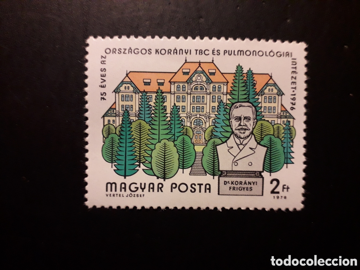 Sellos: HUNGR&Iacute;A YVERT 2522 SERIE COMPLETA NUEVA *** 1976 MEDICINA NEUMOLOG&Iacute;A, PEDIDO M&Iacute;NIMO 3&euro;