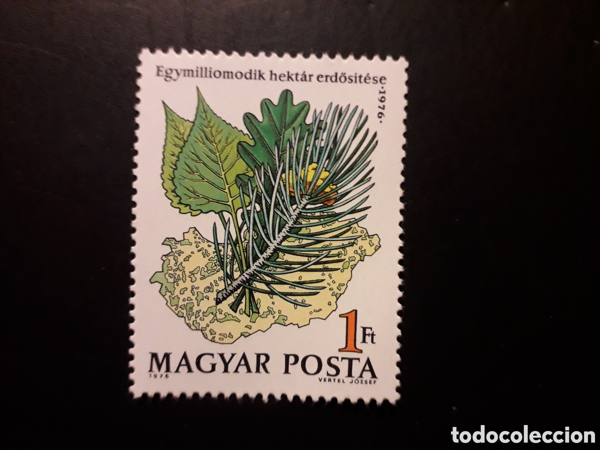 Sellos: HUNGR&Iacute;A YVERT 2530 SERIE COMPLETA NUEVA *** 1976 FLORA, HOJAS DE &Aacute;RBOLES, PEDIDO M&Iacute;NIMO 3&euro;