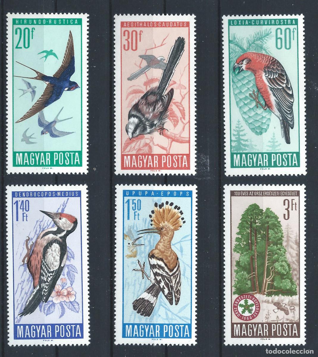 Sellos: Hongrie N&deg;1809/14** (MNH) 1966 - Faune &rdquo;Oiseaux&rdquo;