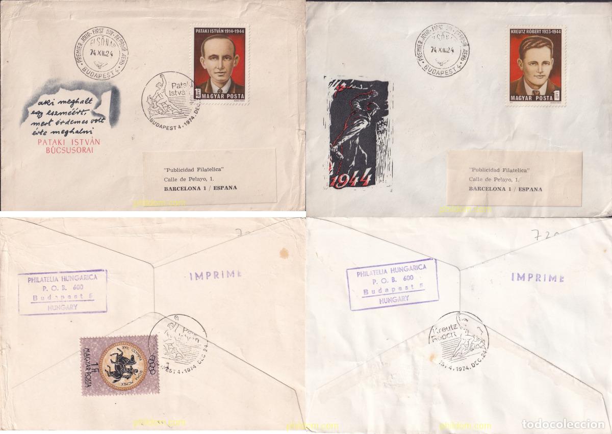 Sellos: 720906 USED HUNGRIA 1974 PERSONAJES