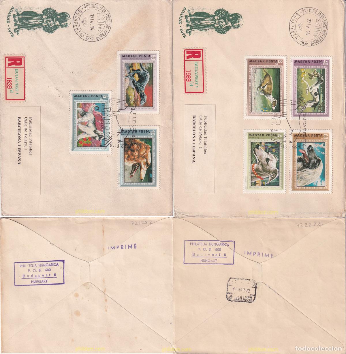 Sellos: 722282 USED HUNGRIA 1972 PERROS DE RAZA