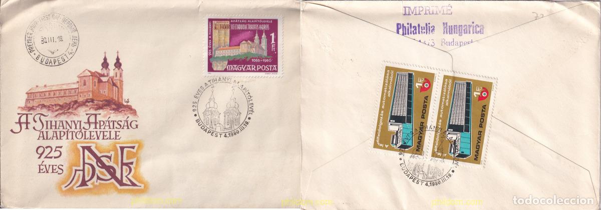 Sellos: 720818 USED HUNGRIA 1980 ABADIA DE TIHANY