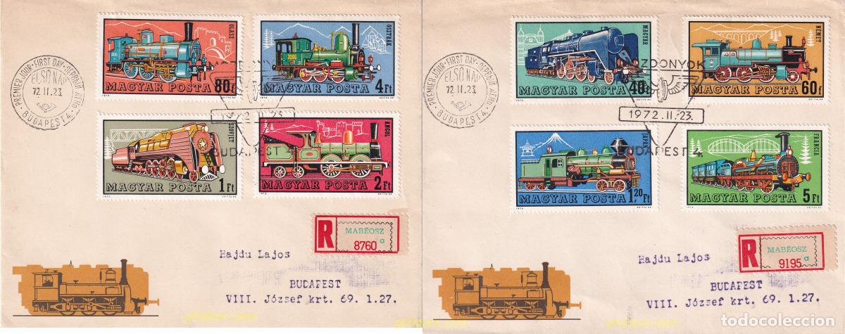 Sellos: 766260 USED HUNGRIA 1972 LOCOMOTORAS