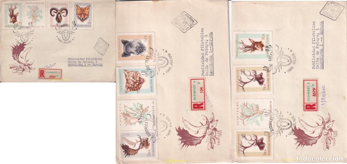 Sellos: 720814 USED HUNGRIA 1966 ANIMALES DE CAZA