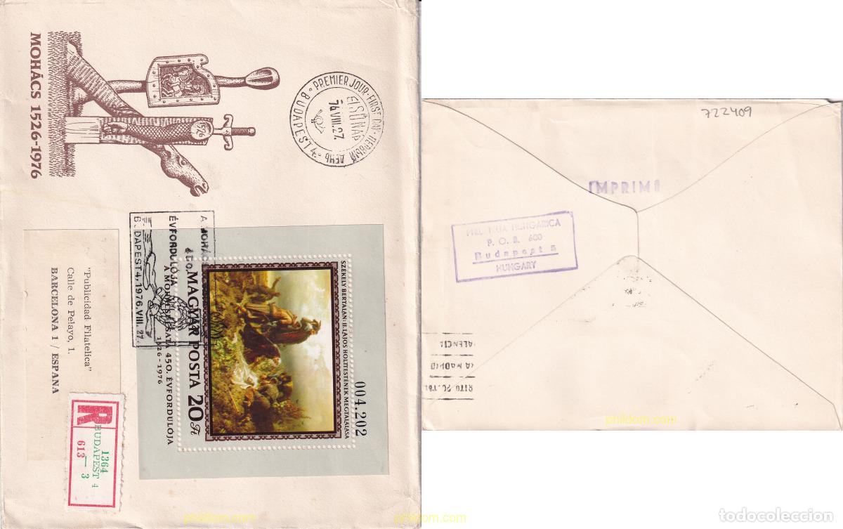 Sellos: 722409 USED HUNGRIA 1976 PERSONAJES CELEBRES