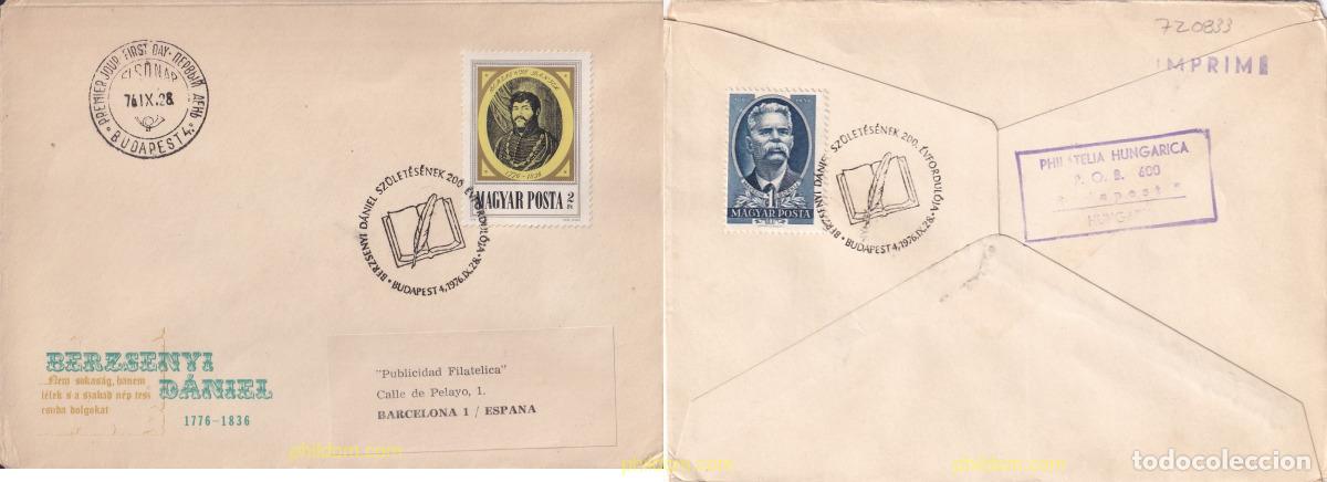 Sellos: 720833 USED HUNGRIA 1976 PERSONAJES CELEBRES