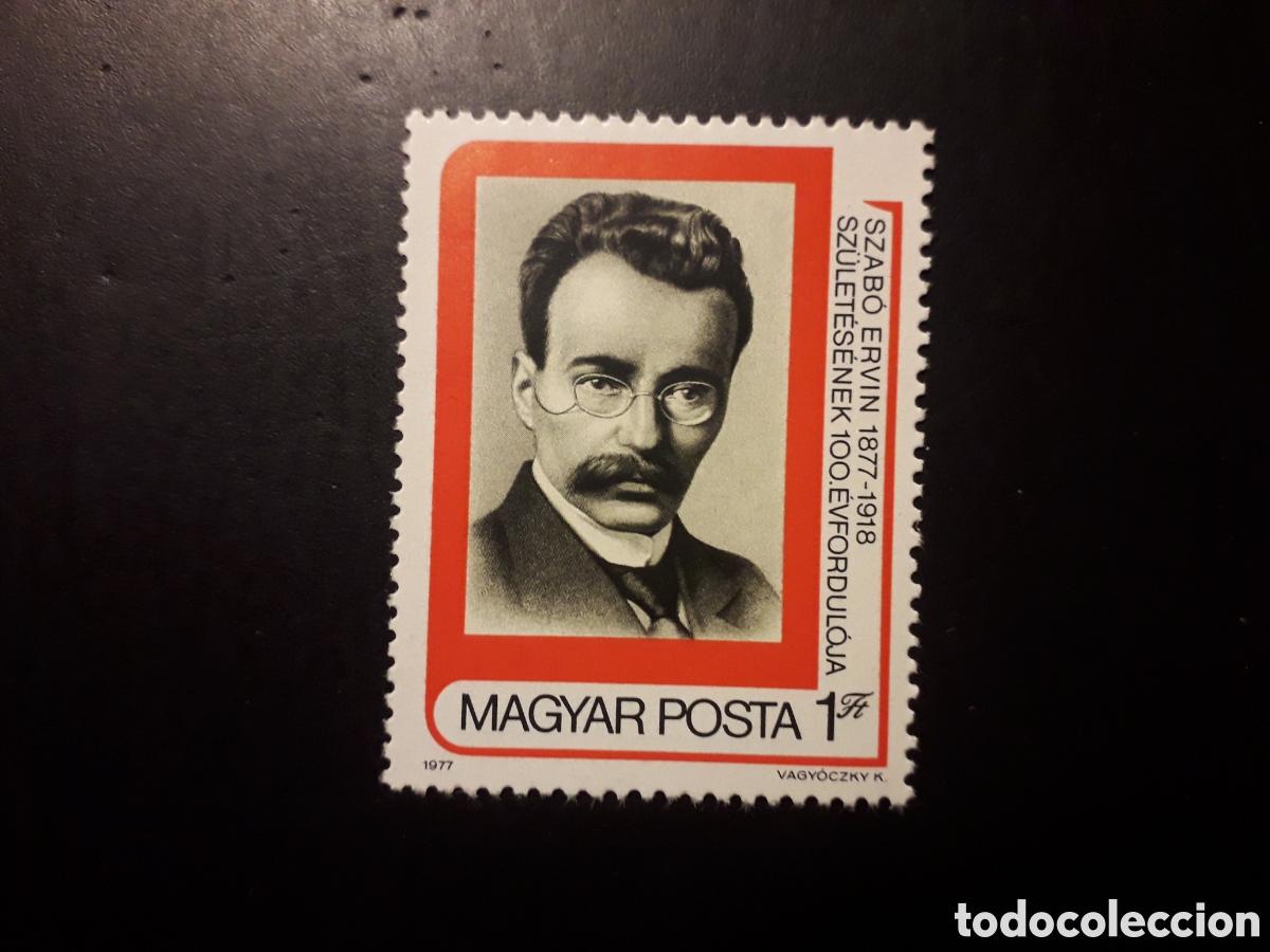 Sellos: HUNGR&Iacute;A YVERT 2584 SERIE COMPLETA NUEVA *** 1977 ERVIN SZABO PEDIDO M&Iacute;NIMO 3&euro;