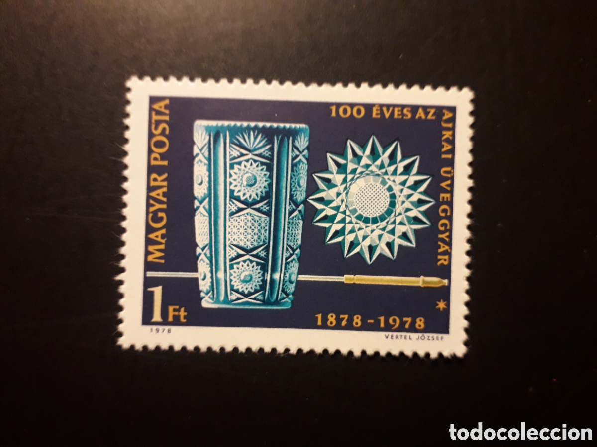 Sellos: HUNGR&Iacute;A YVERT 2609 SERIE COMPLETA NUEVA *** 1978 ARTE EN VIDRIO PEDIDO M&Iacute;NIMO 3&euro;