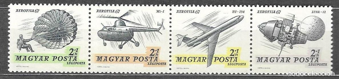 Sellos: SELLOS* DE HUNGRIA 1967, CORREO AEREO YT 296/ 99