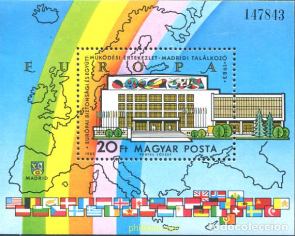 Sellos: 55214 MNH HUNGRIA 1983 CONFERENCIA SOBRE SEGURIDAD EN EUROPA