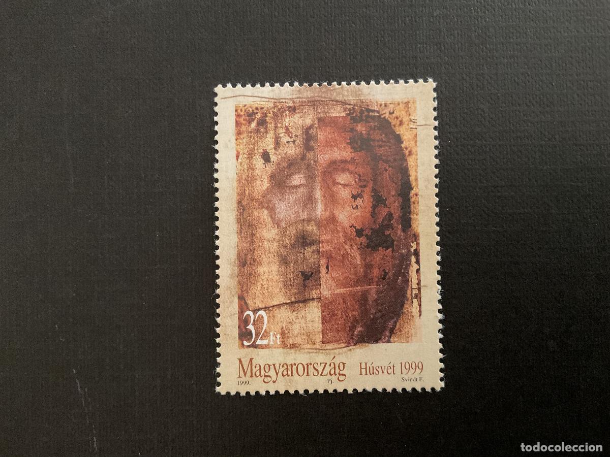 Sellos: HUNGRIA N&ordm; YVERT 3658*** A&Ntilde;O 1998. ROSTRO DE CRISTO, PINTURA DE FERENC SVINDT