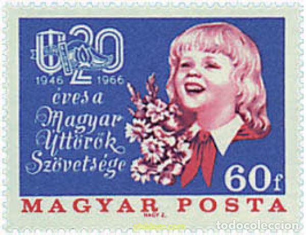 Sellos: 38195 MNH HUNGRIA 1966 20 ANIVERSARIO DEL ESCULTISMO