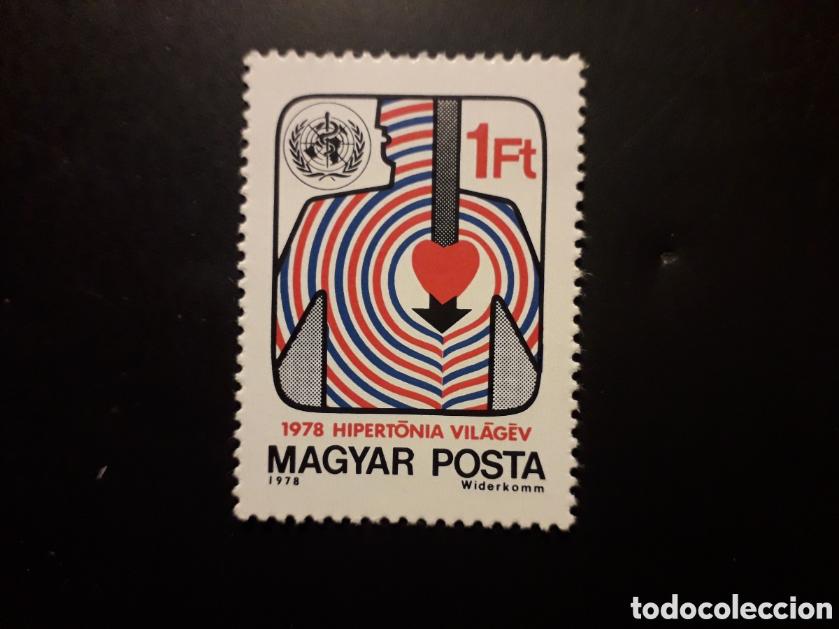 Sellos: HUNGR&Iacute;A YVERT 2622 SERIE COMPLETA NUEVA *** 1978 HIPERTENSI&Oacute;N, MEDICINA PEDIDO M&Iacute;NIMO 3&euro;