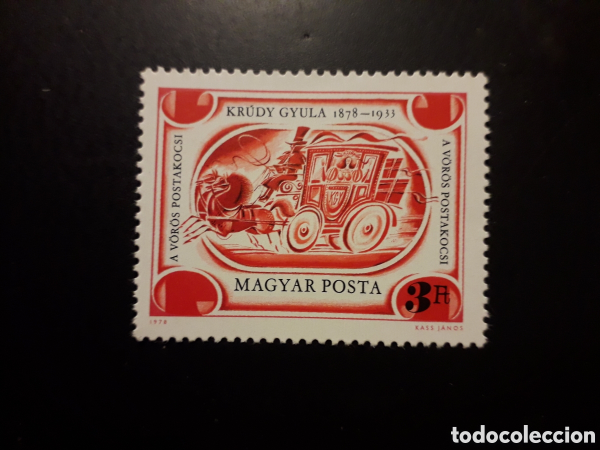 Sellos: HUNGR&Iacute;A YVERT 2632 SERIE COMPLETA NUEVA *** 1978 DILIGENCIA, LITERATURA PEDIDO M&Iacute;NIMO 3&euro;