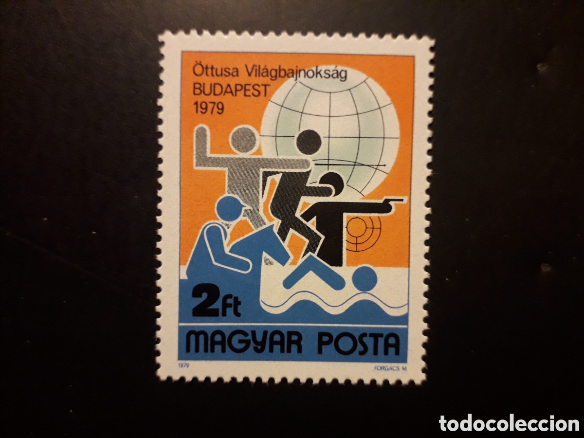 Sellos: HUNGR&Iacute;A YVERT 2673 SERIE COMPLETA NUEVA *** 1979 DEPORTES PENTATHLON PEDIDO M&Iacute;NIMO 3&euro;