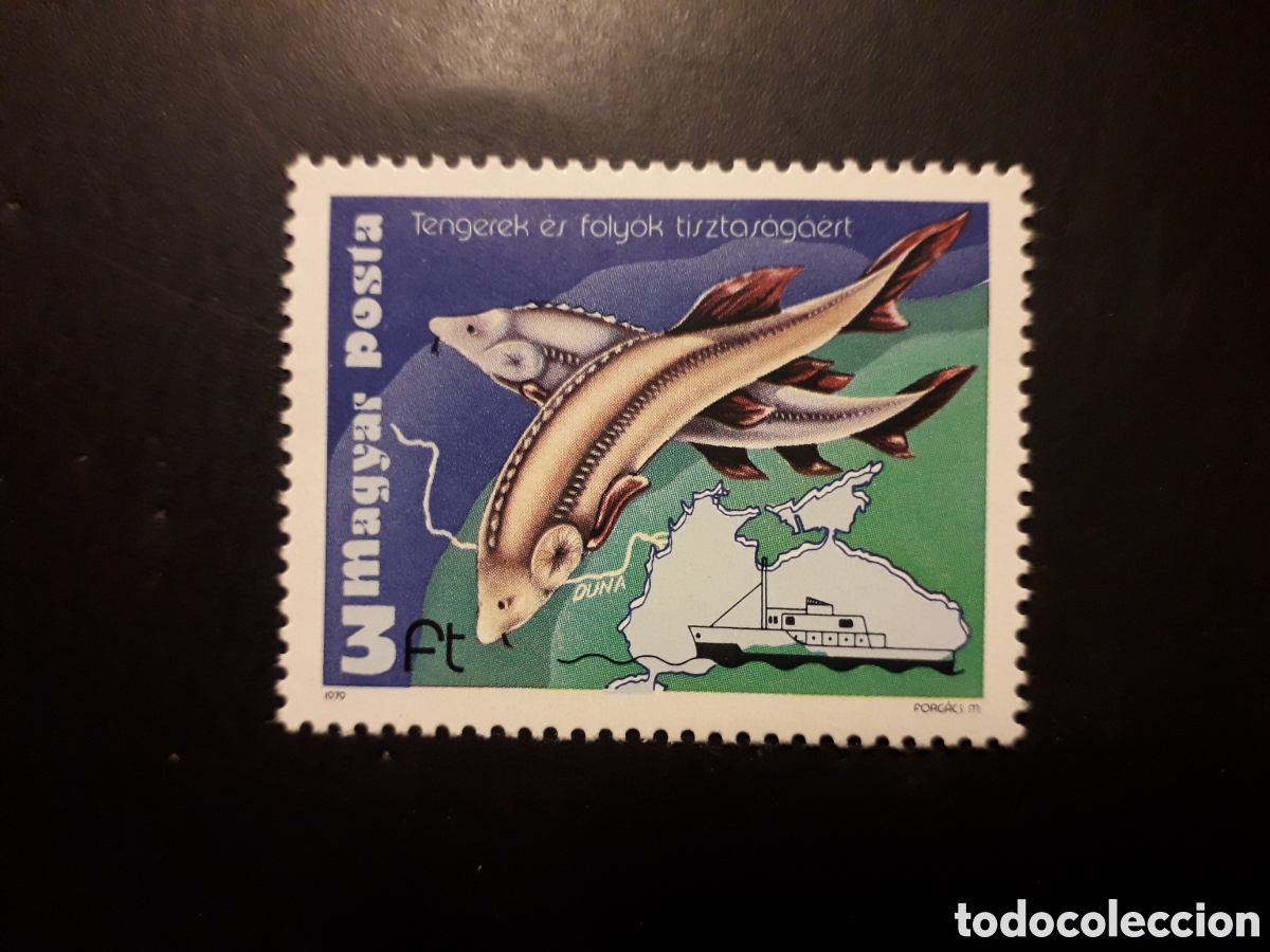 Sellos: HUNGR&Iacute;A YVERT 2674 SERIE COMPLETA NUEVA *** 1979 FAUNA, PECES, ESTURI&Oacute;N, MAPAS PEDIDO M&Iacute;NIMO 3&euro;