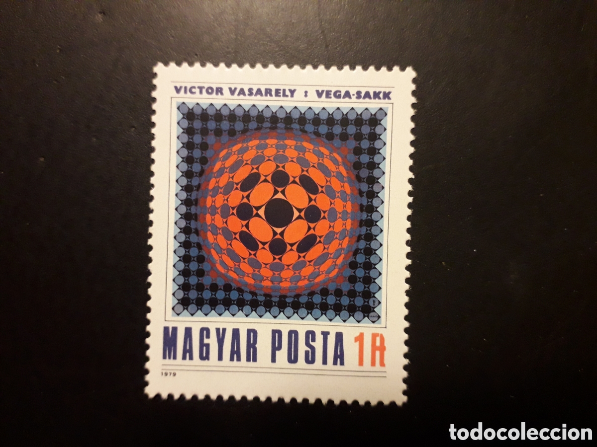Sellos: HUNGR&Iacute;A YVERT 2689 SERIE COMPLETA NUEVA *** 1979 PINTURAS, VICTOR VASARELY PEDIDO M&Iacute;NIMO 3&euro;