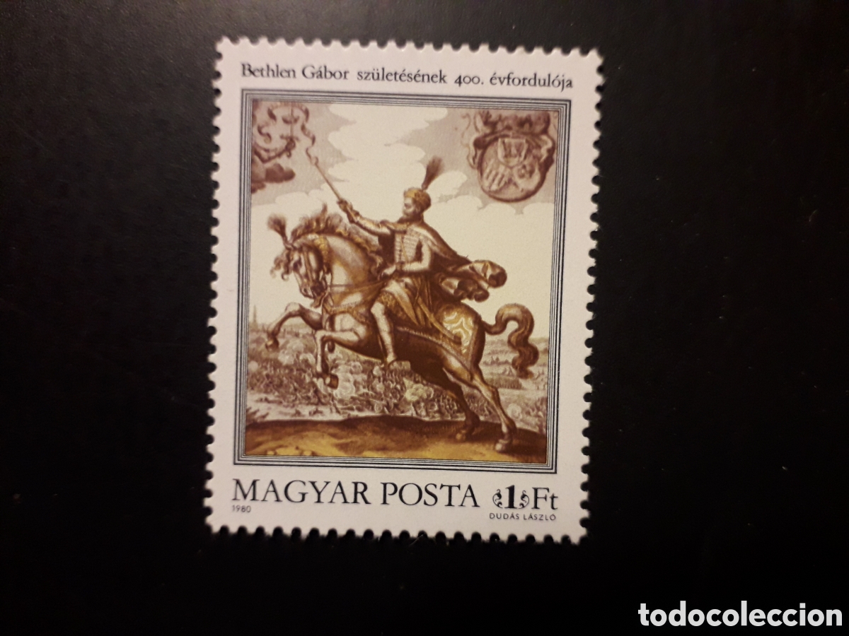 Sellos: HUNGR&Iacute;A YVERT 2716 SERIE COMPLETA NUEVA *** 1980 GABOR BETHLEN, CABALLOS, PEDIDO M&Iacute;NIMO 3&euro;