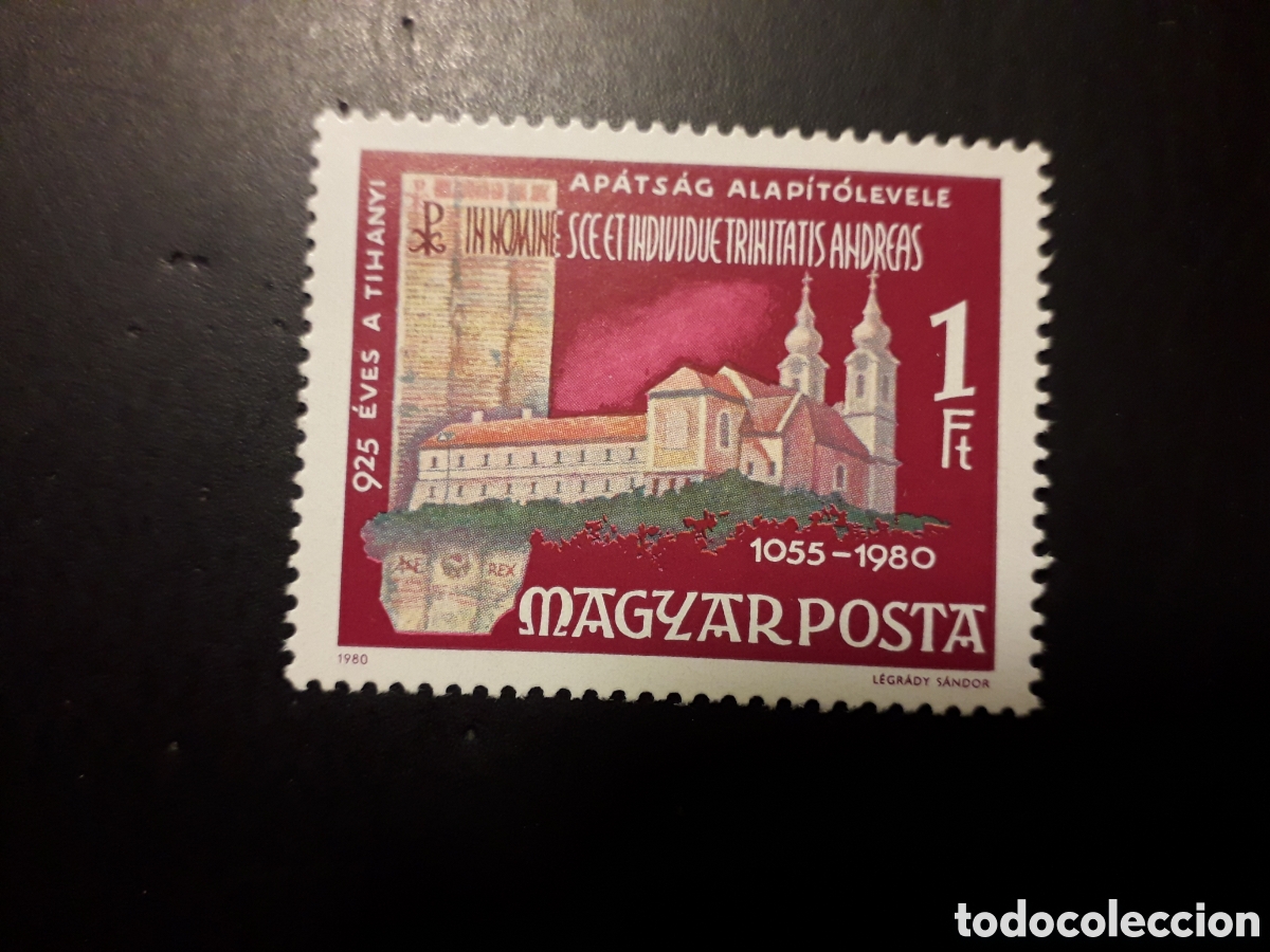 Sellos: HUNGR&Iacute;A YVERT 2717 SERIE COMPLETA NUEVA *** 1980 ABAD&Iacute;A DE TIHANY PEDIDO M&Iacute;NIMO 3&euro;