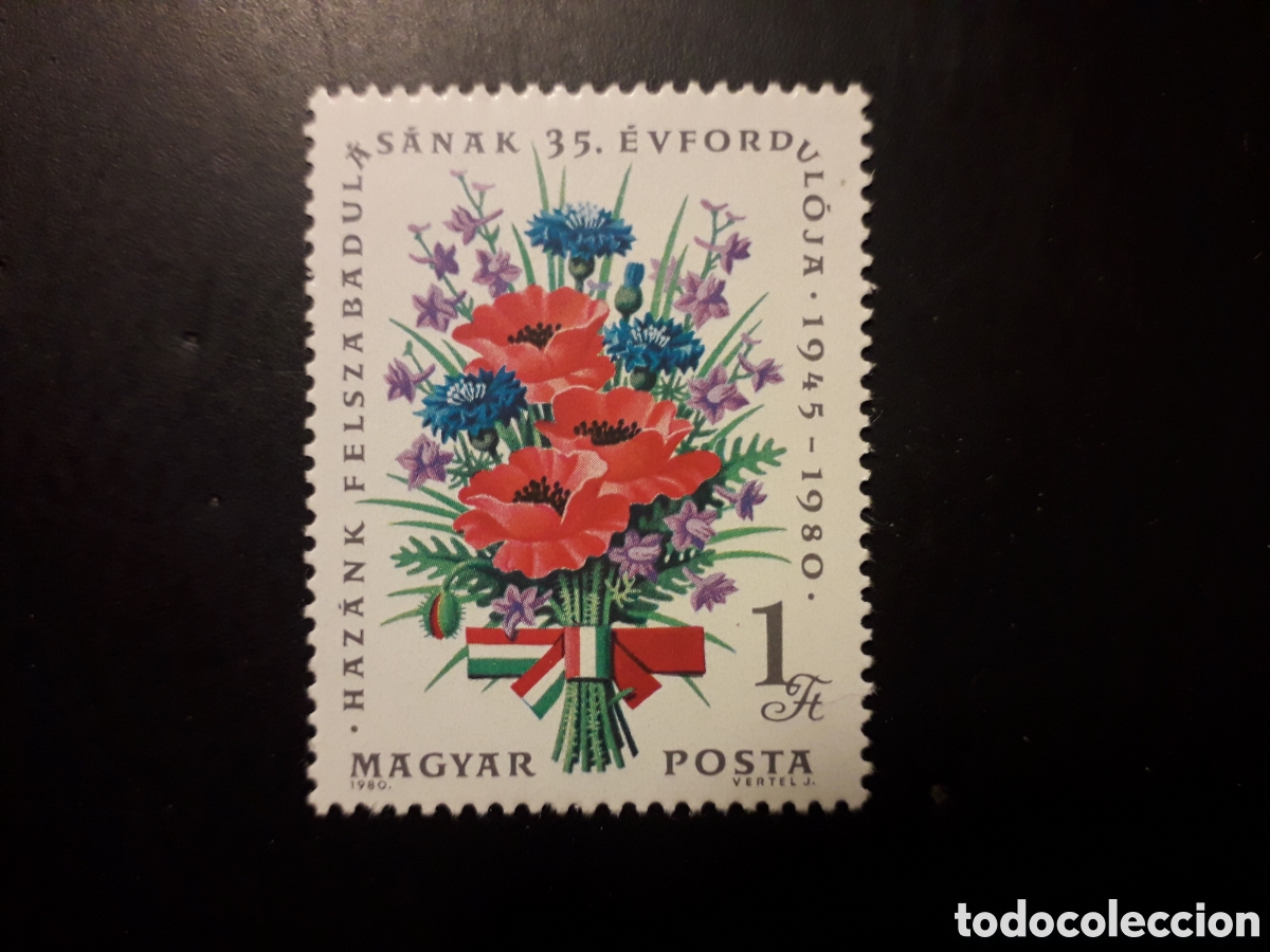 Sellos: HUNGR&Iacute;A YVERT 2724 SERIE COMPLETA NUEVA *** 1980 LIBERACI&Oacute;N SEGUNDA GUERRA MUNDIAL PEDIDO M&Iacute;NIMO 3&euro;