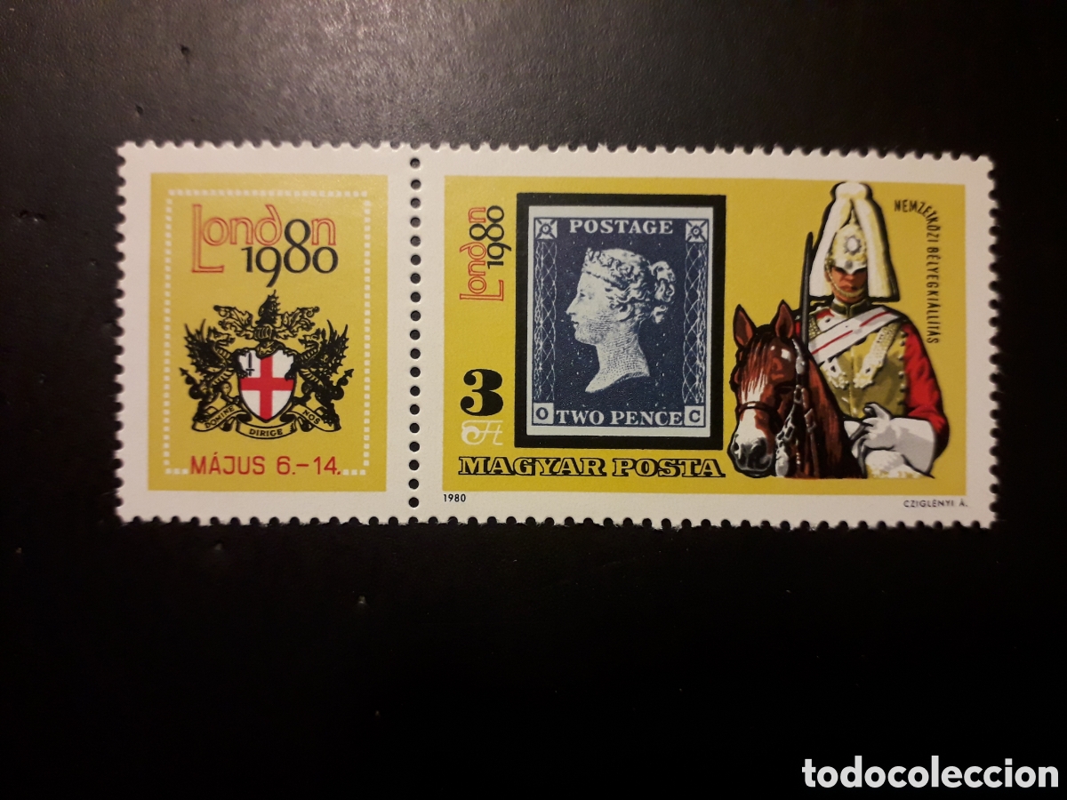 Sellos: HUNGR&Iacute;A YVERT 2727 SERIE COMPLETA NUEVA *** 1980 SELLOS SOBRE SELLOS, UNIFORMES PEDIDO M&Iacute;NIMO 3&euro;