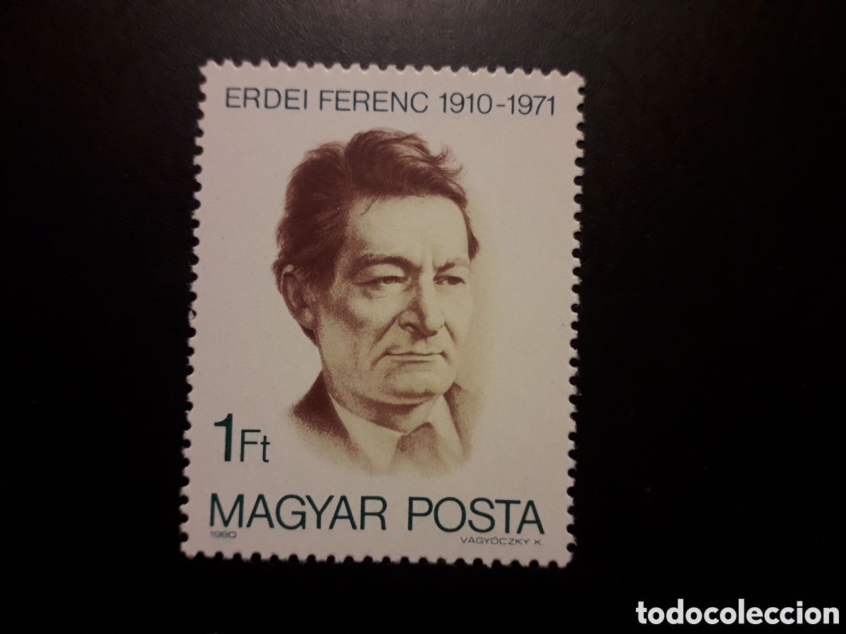 Sellos: HUNGR&Iacute;A YVERT 2751 SERIE COMPLETA NUEVA *** 1980 FERENC ERDEI PEDIDO M&Iacute;NIMO 3&euro;