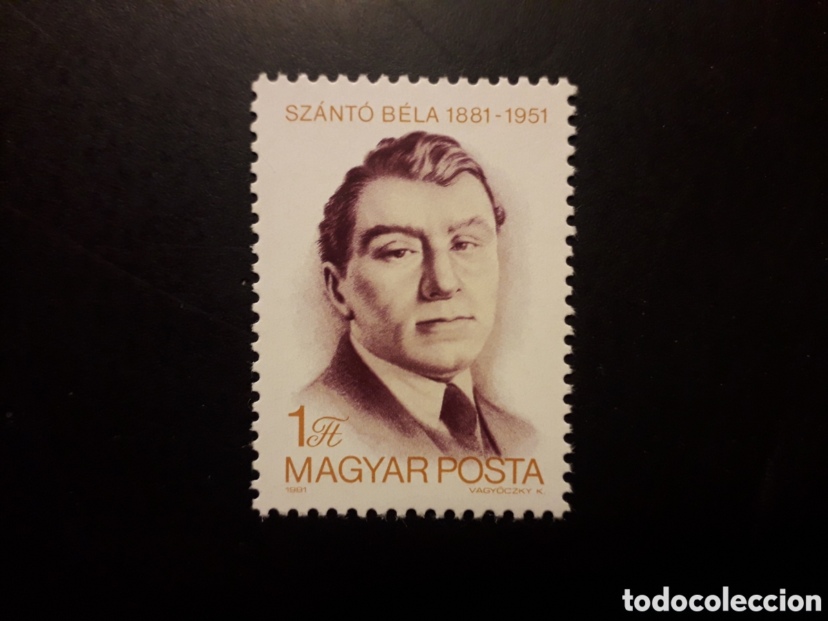 Sellos: HUNGR&Iacute;A YVERT 2752 SERIE COMPLETA NUEVA *** 1981 BELA SZANTO PEDIDO M&Iacute;NIMO 3&euro;