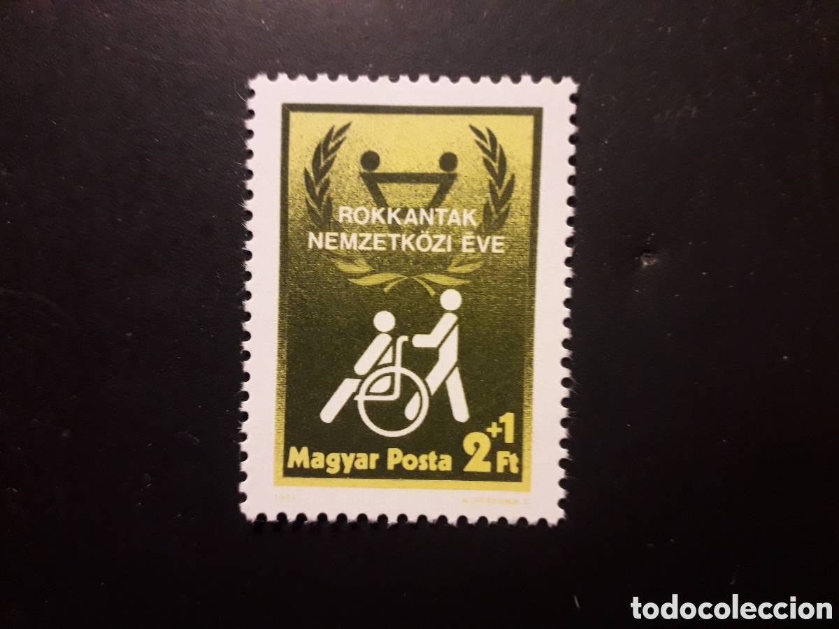 Sellos: HUNGR&Iacute;A YVERT 2763 SERIE COMPLETA NUEVA *** 1981 A&Ntilde;O INTERNACIONAL DISCAPACITADOS PEDIDO M&Iacute;NIMO 3&euro;