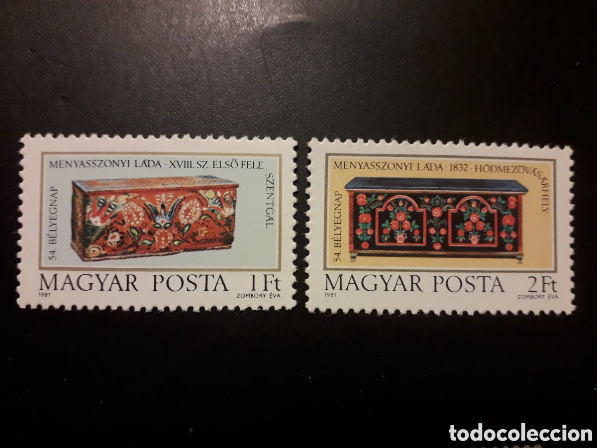 Sellos: HUNGR&Iacute;A YVERT 2768/9 SERIE COMPLETA NUEVA *** 1981 BA&Uacute;LES DE BODA PEDIDO M&Iacute;NIMO 3&euro;