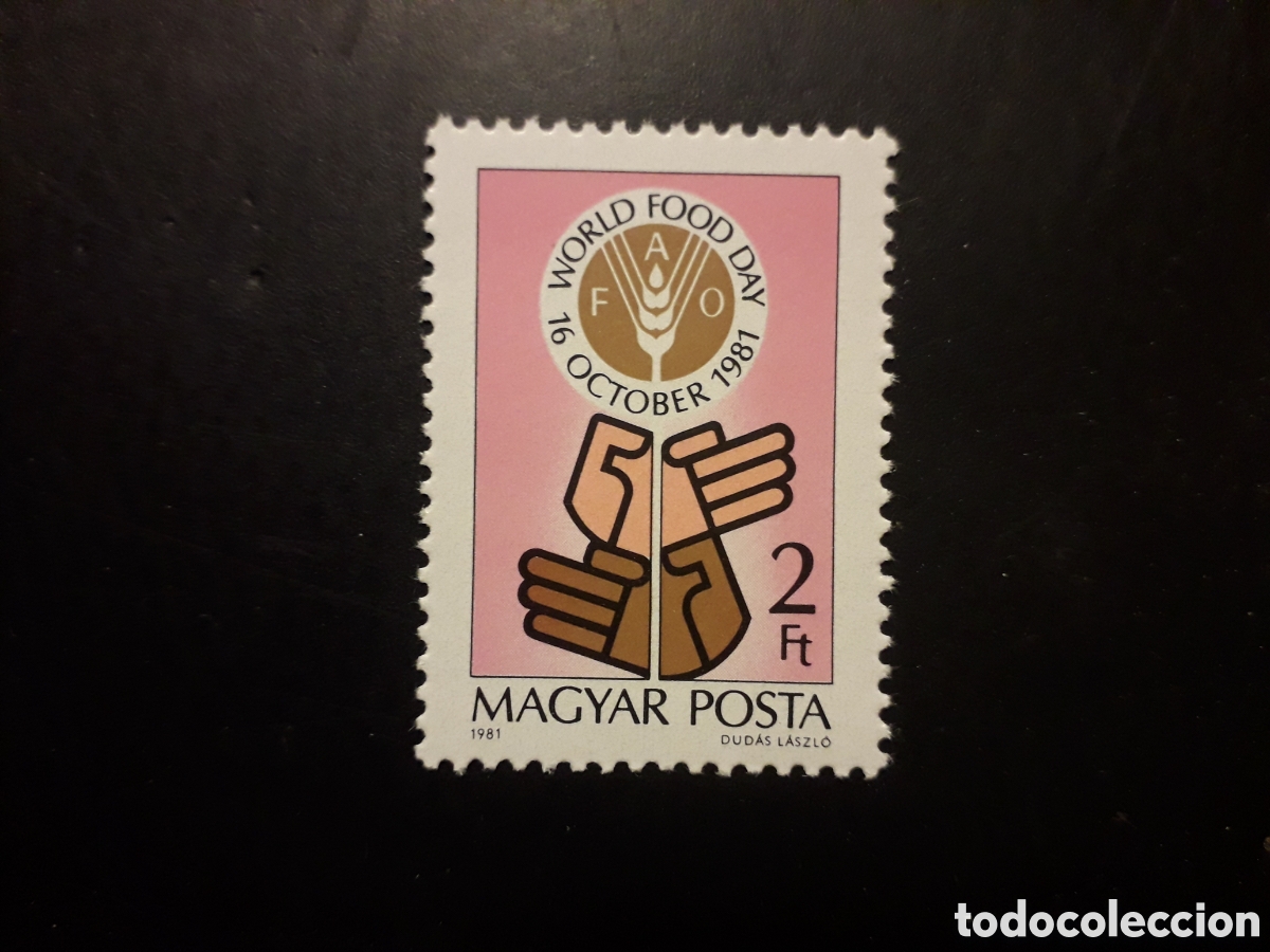 Sellos: HUNGR&Iacute;A YVERT 2771 SERIE COMPLETA NUEVA *** 1981 D&Iacute;A ALIMENTACI&Oacute;N, MANOS PEDIDO M&Iacute;NIMO 3&euro;