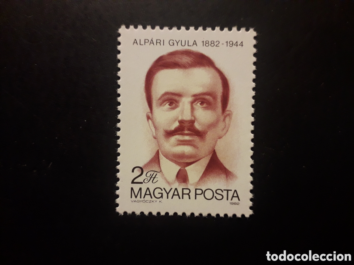 Sellos: HUNGR&Iacute;A YVERT 2795 SERIE COMPLETA NUEVA *** 1982 GYULA ALPARI, PERIODISTA PEDIDO M&Iacute;NIMO 3&euro;