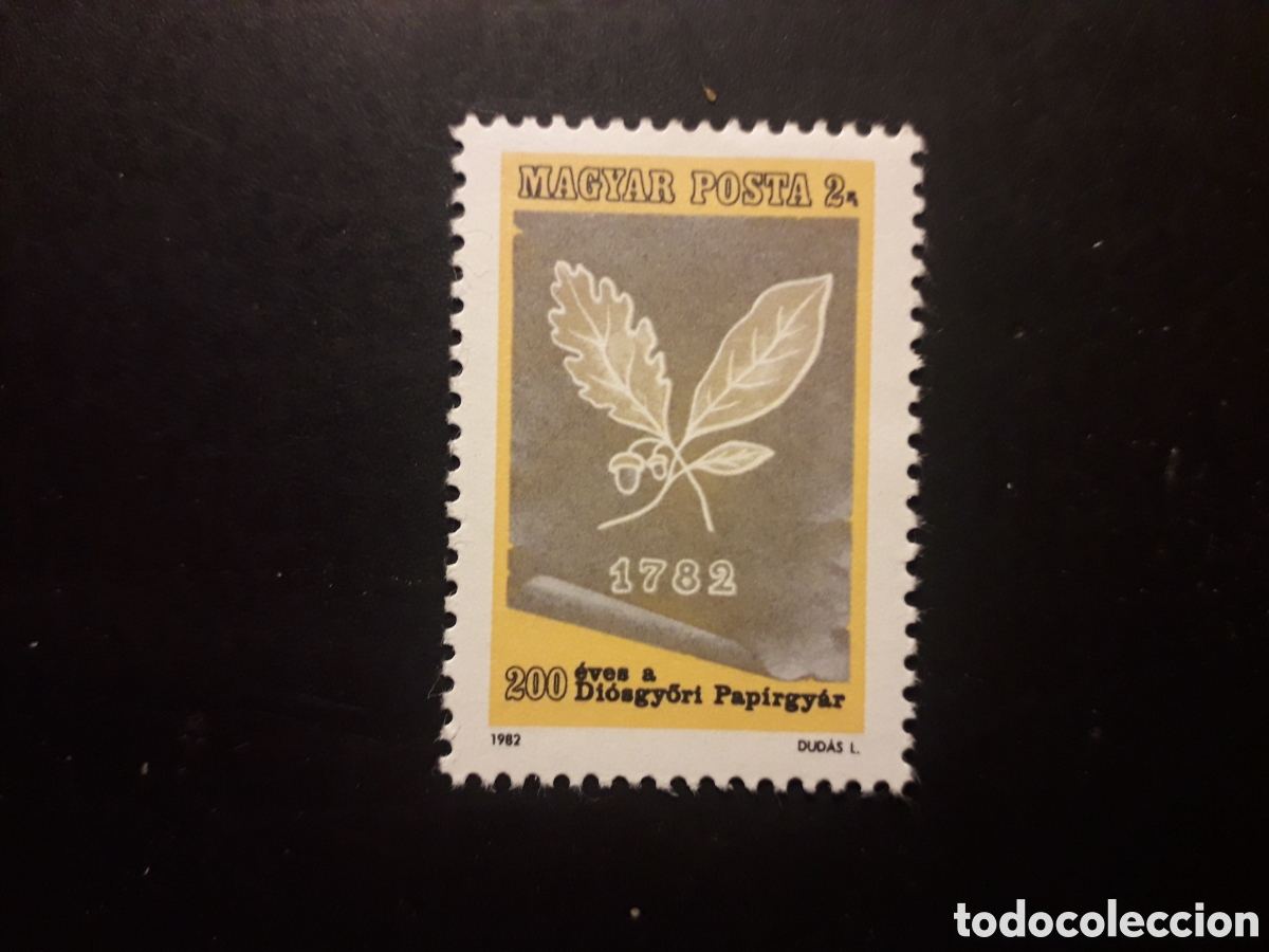 Sellos: HUNGR&Iacute;A YVERT 2821 SERIE COMPLETA NUEVA *** 1982 PAPELER&Iacute;A DE DIOSGVOR PEDIDO M&Iacute;NIMO 3&euro;